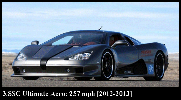 03.SSC Ultimate Aero 257 mph 2012-2013